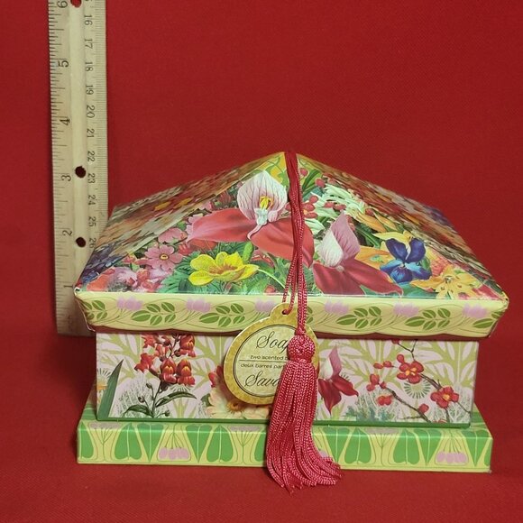 Punch Studio Lavender Soap Keepsake Floral Gift Box - Picture 7 of 13